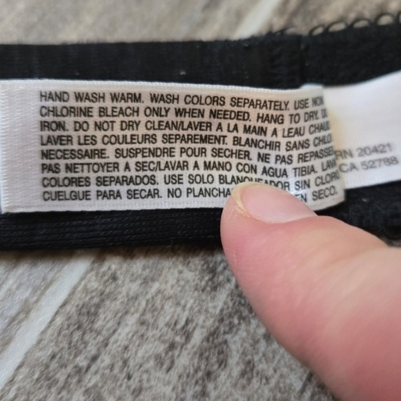 B. Tempt'd Pink With Black Floral Lace Trim and a Little Bow Bra Size 38B - Picture 6 of 7